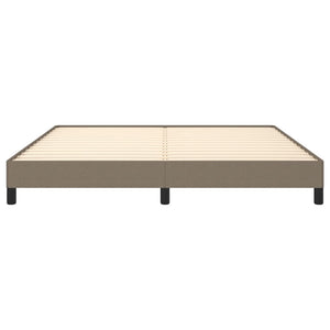 Σκελετός Κρεβατιού Χωρίς Στρώμα Taupe 180x200 εκ. Υφασμάτινο - Pakobazaar