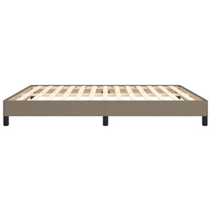 Σκελετός Κρεβατιού Χωρίς Στρώμα Taupe 180x200 εκ. Υφασμάτινο - Pakobazaar