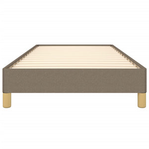 Σκελετός Κρεβατιού Χωρίς Στρώμα Taupe 90x200 εκ. Υφασμάτινο