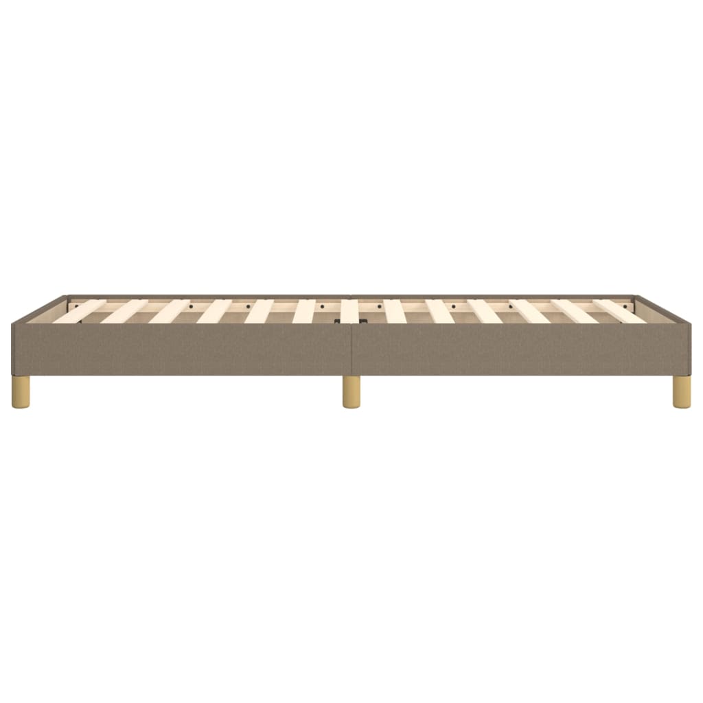 Σκελετός Κρεβατιού Χωρίς Στρώμα Taupe 100 x 200 εκ. Υφασμάτινο