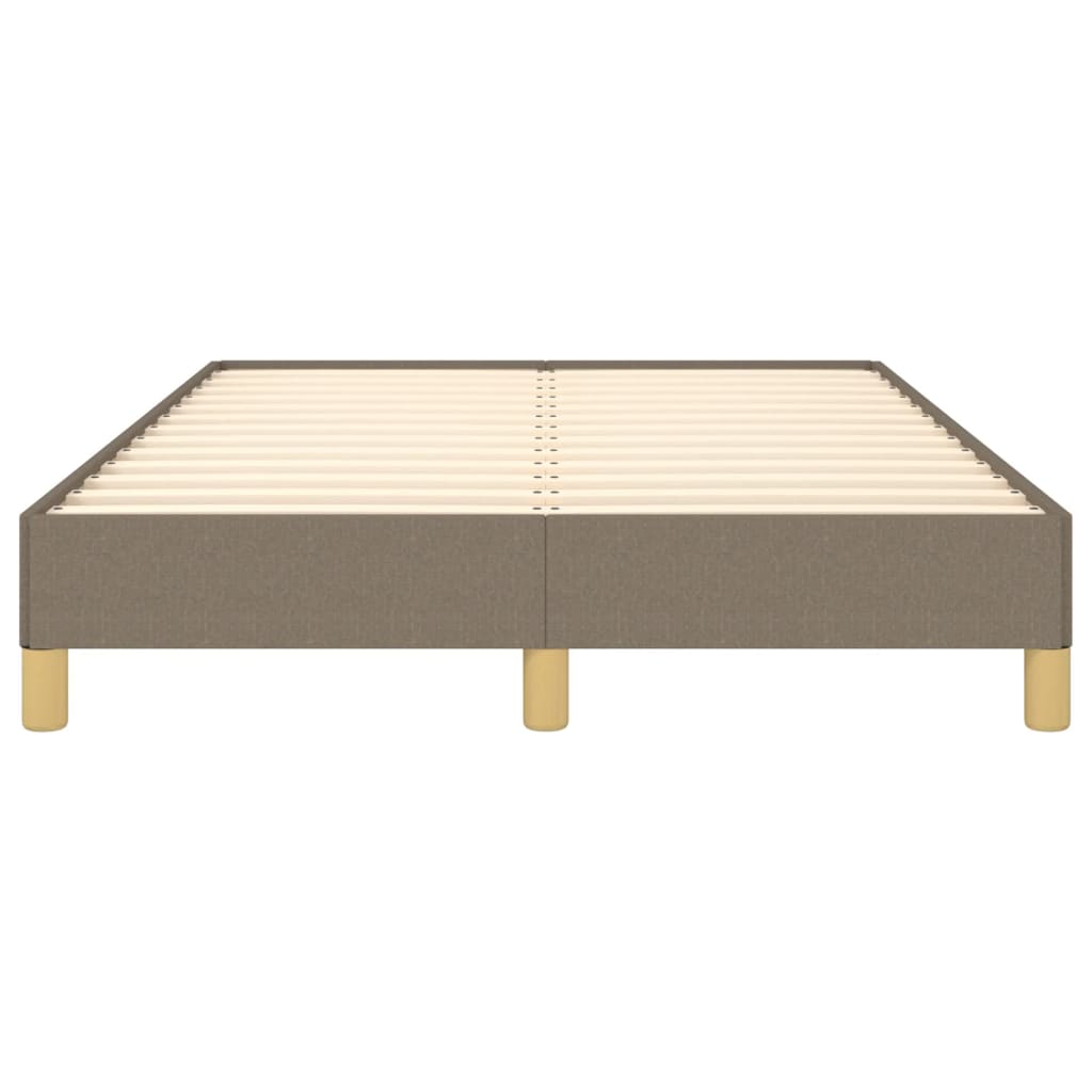 Σκελετός Κρεβατιού Χωρίς Στρώμα Taupe 120x200 εκ. Υφασμάτινο - Pakobazaar