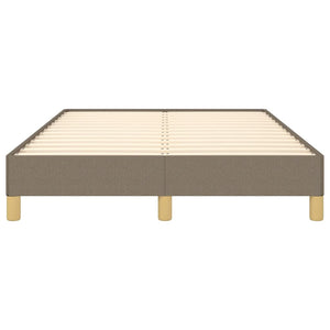 Σκελετός Κρεβατιού Χωρίς Στρώμα Taupe 120x200 εκ. Υφασμάτινο - Pakobazaar