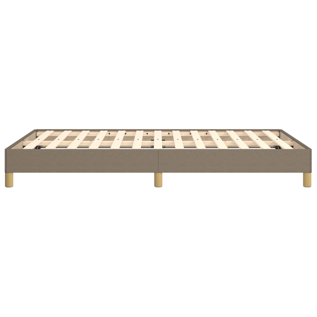 Σκελετός Κρεβατιού Χωρίς Στρώμα Taupe 120x200 εκ. Υφασμάτινο - Pakobazaar