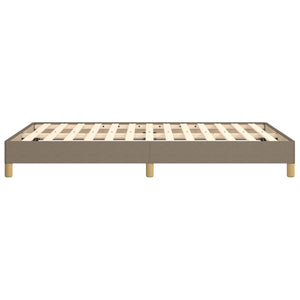 Σκελετός Κρεβατιού Χωρίς Στρώμα Taupe 120x200 εκ. Υφασμάτινο - Pakobazaar