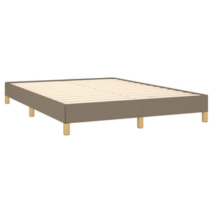 Σκελετός Κρεβατιού Χωρίς Στρώμα Taupe 140x190 εκ. Υφασμάτινο
