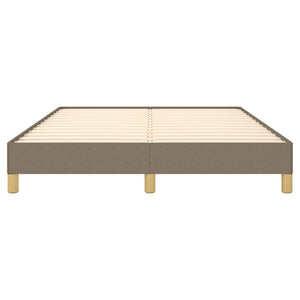 Σκελετός Κρεβατιού Χωρίς Στρώμα Taupe 140x190 εκ. Υφασμάτινο