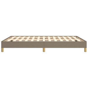 Σκελετός Κρεβατιού Χωρίς Στρώμα Taupe 140x190 εκ. Υφασμάτινο