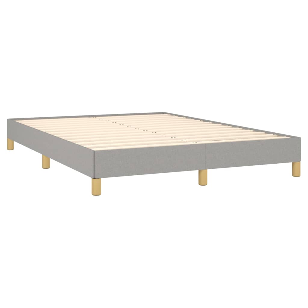 Σκελετός Κρεβατιού Χωρίς Στρώμα Αν. Γκρι 140x200 εκ.Υφασμάτινο