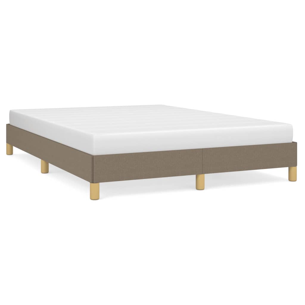Σκελετός Κρεβατιού Χωρίς Στρώμα Taupe 140x200 εκ. Υφασμάτινο