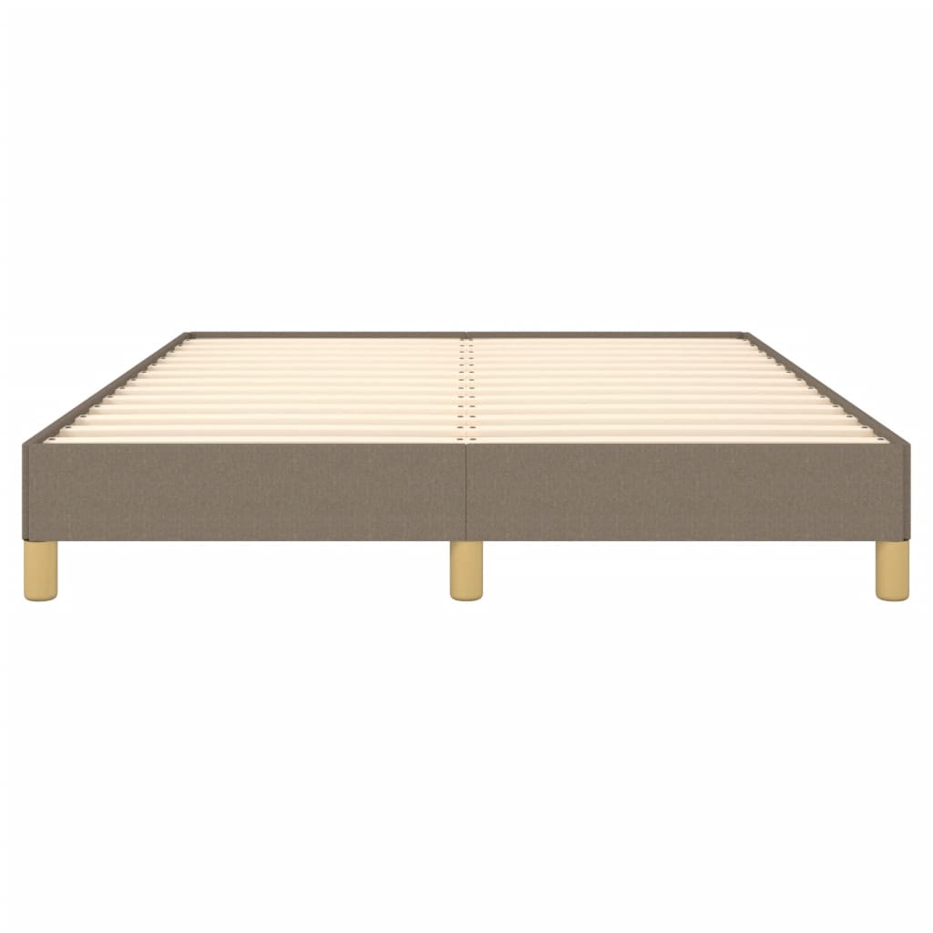 Σκελετός Κρεβατιού Χωρίς Στρώμα Taupe 140x200 εκ. Υφασμάτινο