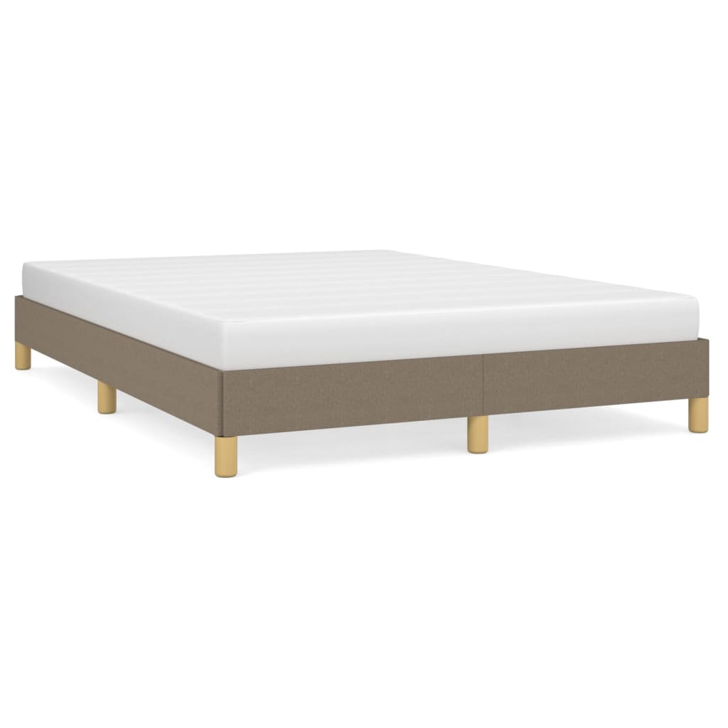 Σκελετός Κρεβατιού Χωρίς Στρώμα Taupe 160x200 εκ. Υφασμάτινο - Pakobazaar
