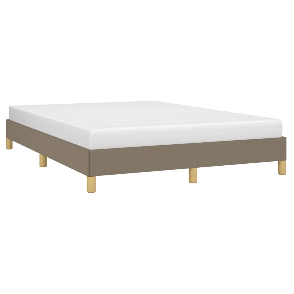 Σκελετός Κρεβατιού Χωρίς Στρώμα Taupe 160x200 εκ. Υφασμάτινο - Pakobazaar