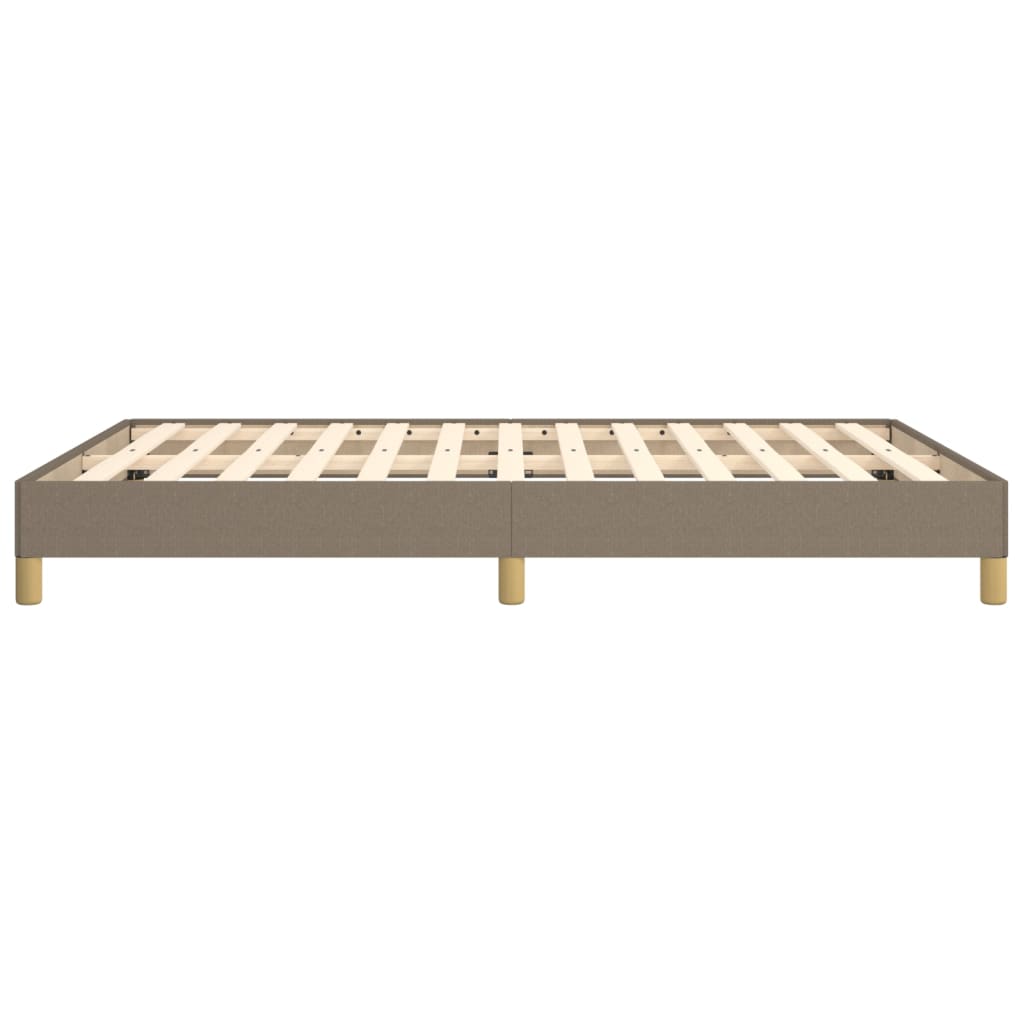 Σκελετός Κρεβατιού Χωρίς Στρώμα Taupe 160x200 εκ. Υφασμάτινο - Pakobazaar