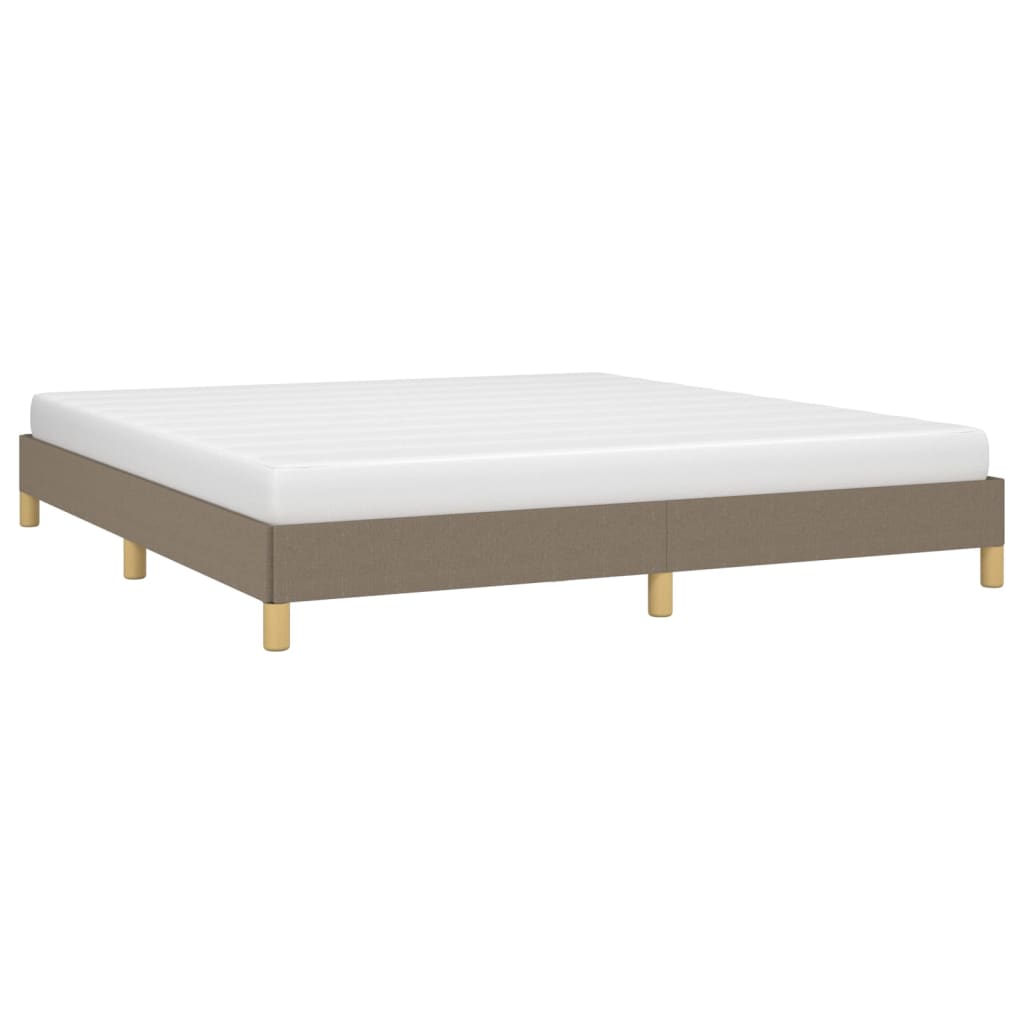 Σκελετός Κρεβατιού Χωρίς Στρώμα Taupe 180x200 εκ. Υφασμάτινο