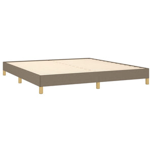 Σκελετός Κρεβατιού Χωρίς Στρώμα Taupe 180x200 εκ. Υφασμάτινο