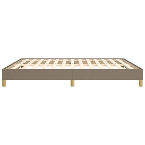 Σκελετός Κρεβατιού Χωρίς Στρώμα Taupe 180x200 εκ. Υφασμάτινο