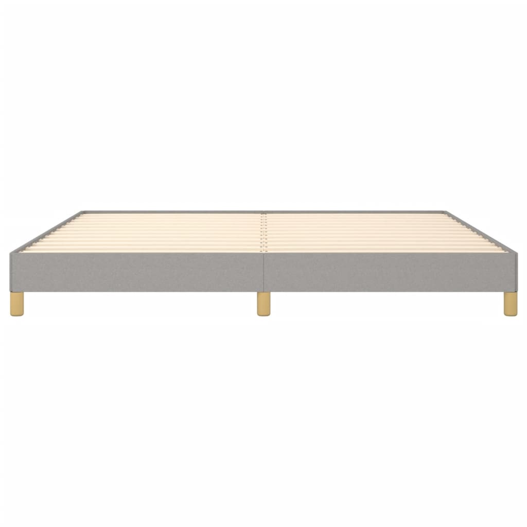 Σκελετός Κρεβατιού Χωρίς Στρώμα Αν. Γκρι 200x200 εκ.Υφασμάτινο