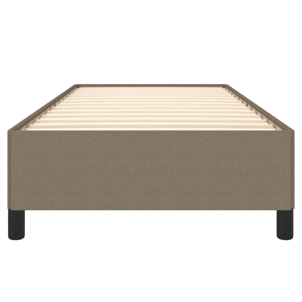 Σκελετός Κρεβατιού Χωρίς Στρώμα Taupe 90x190 εκ. Υφασμάτινο - Pakobazaar