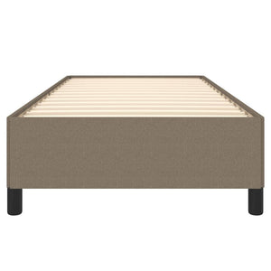 Σκελετός Κρεβατιού Χωρίς Στρώμα Taupe 90x190 εκ. Υφασμάτινο - Pakobazaar