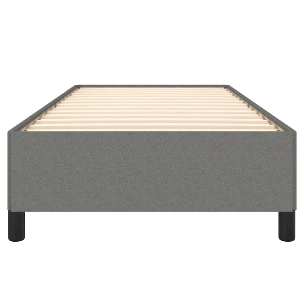 Σκελετός Κρεβατιού Χωρίς Στρώμα Σκ. Γκρι 90x200 εκ.Υφασμάτινο - Pakobazaar