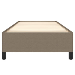 Σκελετός Κρεβατιού Χωρίς Στρώμα Taupe 90x200 εκ. Υφασμάτινο