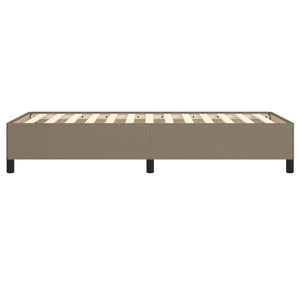 Σκελετός Κρεβατιού Χωρίς Στρώμα Taupe 90x200 εκ. Υφασμάτινο