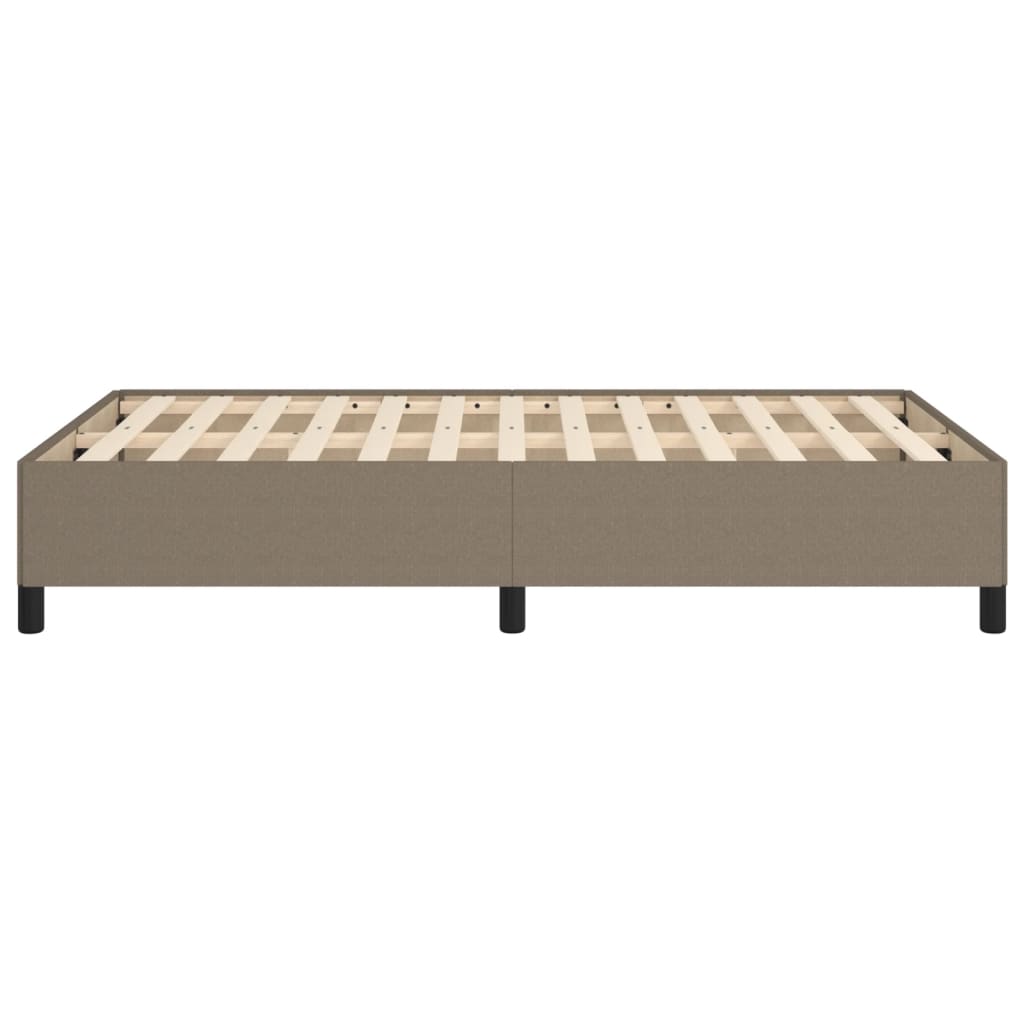 Σκελετός Κρεβατιού Χωρίς Στρώμα Taupe 120x200 εκ. Υφασμάτινο