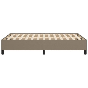 Σκελετός Κρεβατιού Χωρίς Στρώμα Taupe 120x200 εκ. Υφασμάτινο