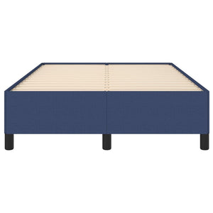 Πλαίσιο κρεβατιού χωρίς στρώμα μπλε 120x200cm ύφασμα - Pakobazaar