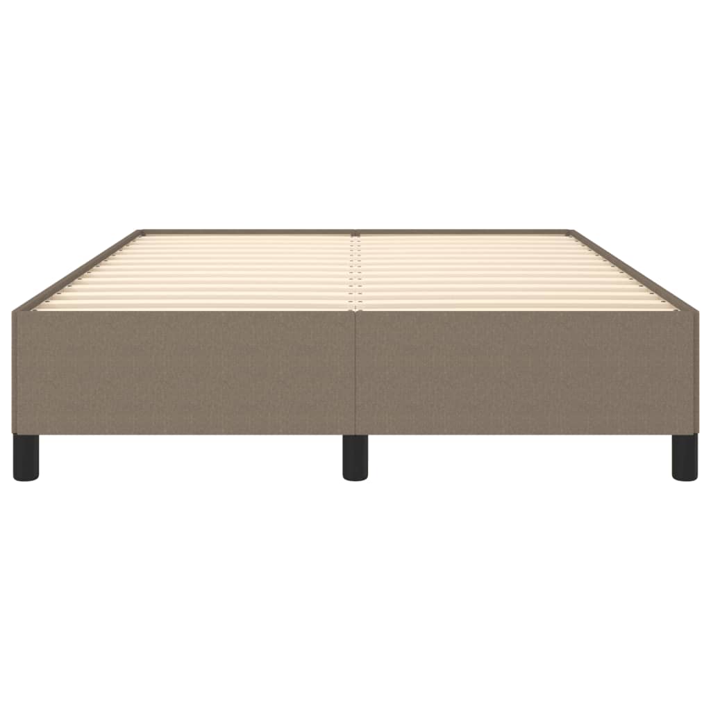 Σκελετός Κρεβατιού Χωρίς Στρώμα Taupe 140x190 εκ. Υφασμάτινο