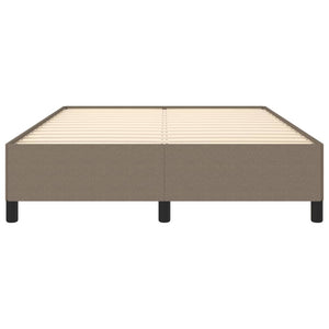 Σκελετός Κρεβατιού Χωρίς Στρώμα Taupe 140x190 εκ. Υφασμάτινο