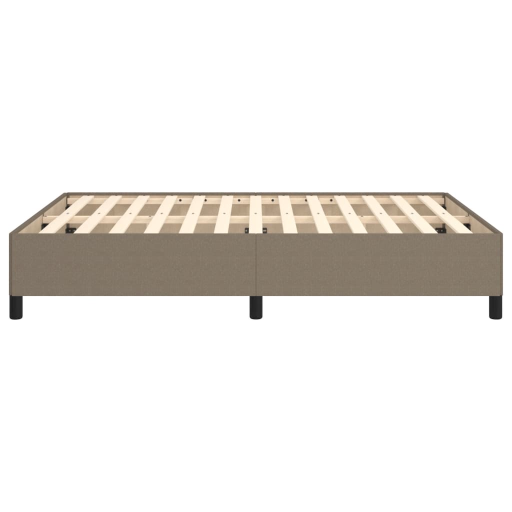 Σκελετός Κρεβατιού Χωρίς Στρώμα Taupe 140x190 εκ. Υφασμάτινο