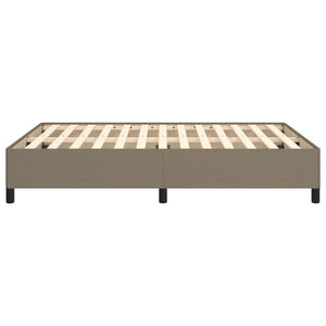 Σκελετός Κρεβατιού Χωρίς Στρώμα Taupe 140x190 εκ. Υφασμάτινο