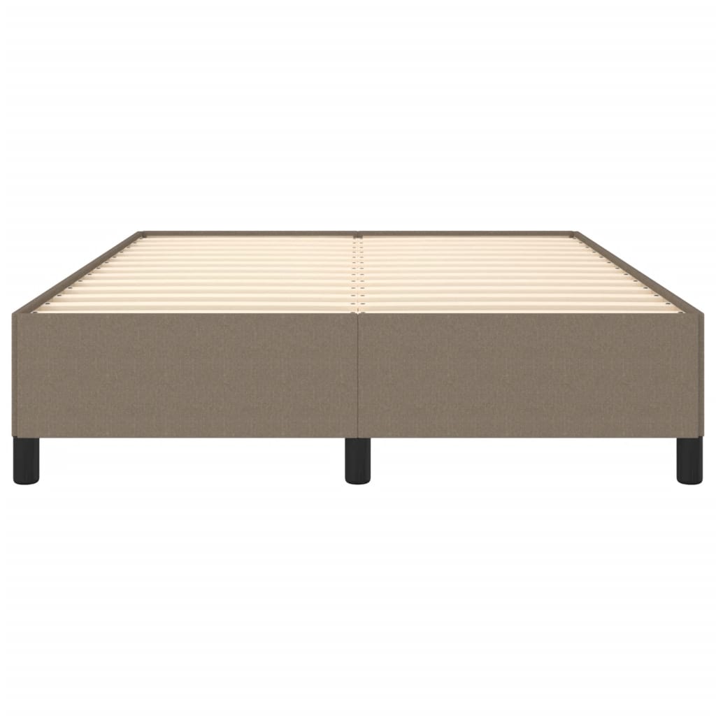 Σκελετός Κρεβατιού Χωρίς Στρώμα Taupe 140x200 εκ. Υφασμάτινο
