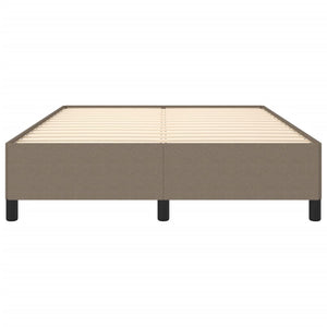 Σκελετός Κρεβατιού Χωρίς Στρώμα Taupe 140x200 εκ. Υφασμάτινο