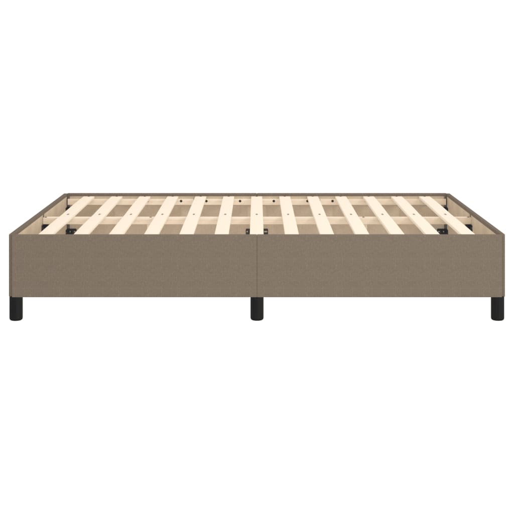Σκελετός Κρεβατιού Χωρίς Στρώμα Taupe 140x200 εκ. Υφασμάτινο