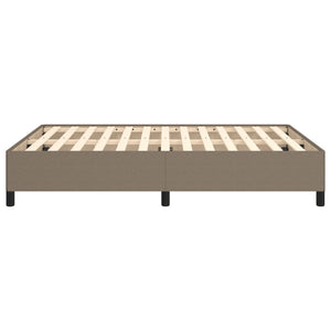 Σκελετός Κρεβατιού Χωρίς Στρώμα Taupe 140x200 εκ. Υφασμάτινο