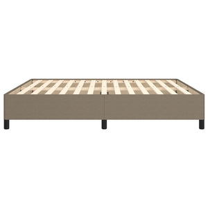 Σκελετός Κρεβατιού Χωρίς Στρώμα Taupe 160x200 εκ. Υφασμάτινο