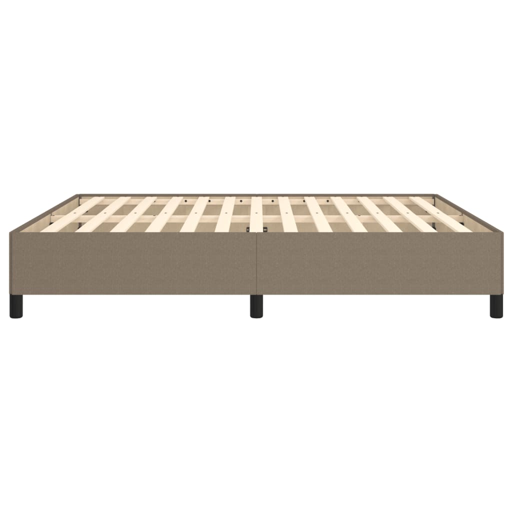 Σκελετός Κρεβατιού Χωρίς Στρώμα Taupe 180x200 εκ. Υφασμάτινο