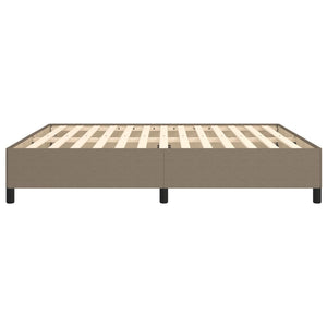 Σκελετός Κρεβατιού Χωρίς Στρώμα Taupe 180x200 εκ. Υφασμάτινο