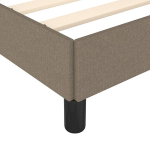 Σκελετός Κρεβατιού Χωρίς Στρώμα Taupe 180x200 εκ. Υφασμάτινο