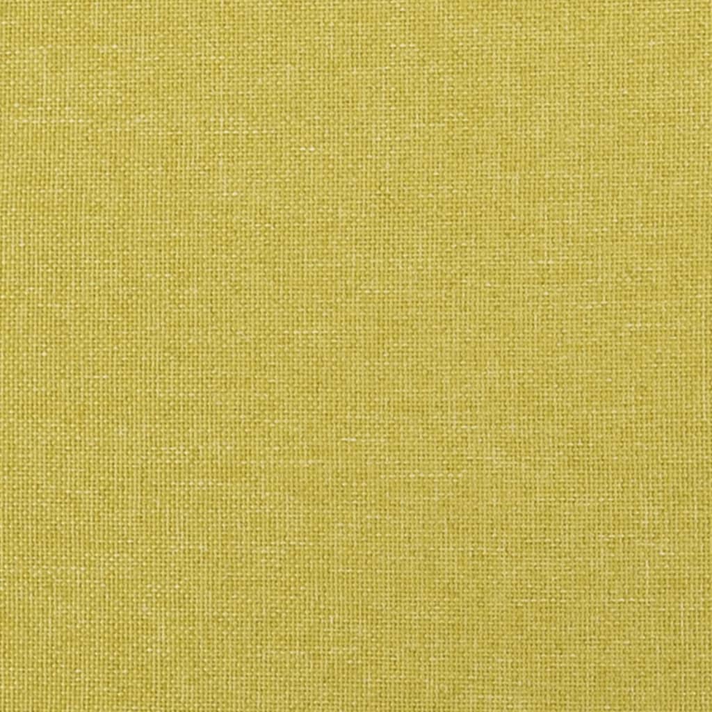 Σκελετός Κρεβατιού Χωρίς Στρώμα Πράσινο 200x200 εκ. Υφασμάτινο