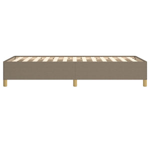 Σκελετός Κρεβατιού Χωρίς Στρώμα Taupe 80x200 εκ. Υφασμάτινο - Pakobazaar