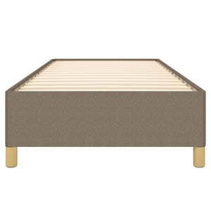 Σκελετός Κρεβατιού Χωρίς Στρώμα Taupe 90x200 εκ. Υφασμάτινο