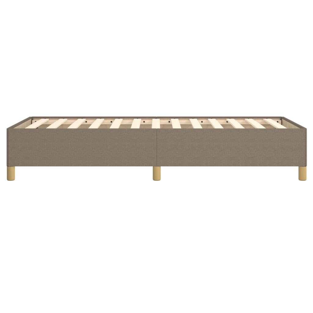 Σκελετός Κρεβατιού Χωρίς Στρώμα Taupe 90x200 εκ. Υφασμάτινο