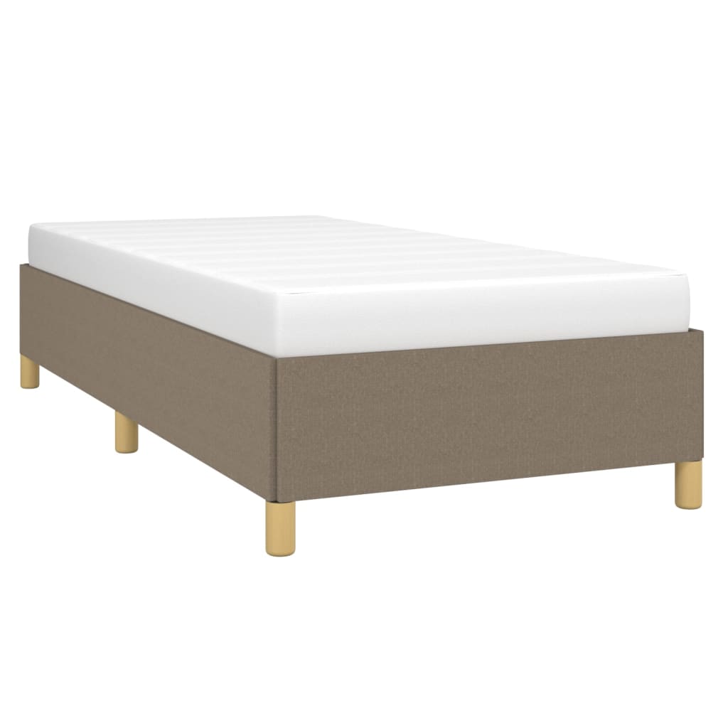 Σκελετός Κρεβατιού Χωρίς Στρώμα Taupe 100 x 200 εκ. Υφασμάτινο