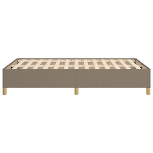 Σκελετός Κρεβατιού Χωρίς Στρώμα Taupe 120x200 εκ. Υφασμάτινο