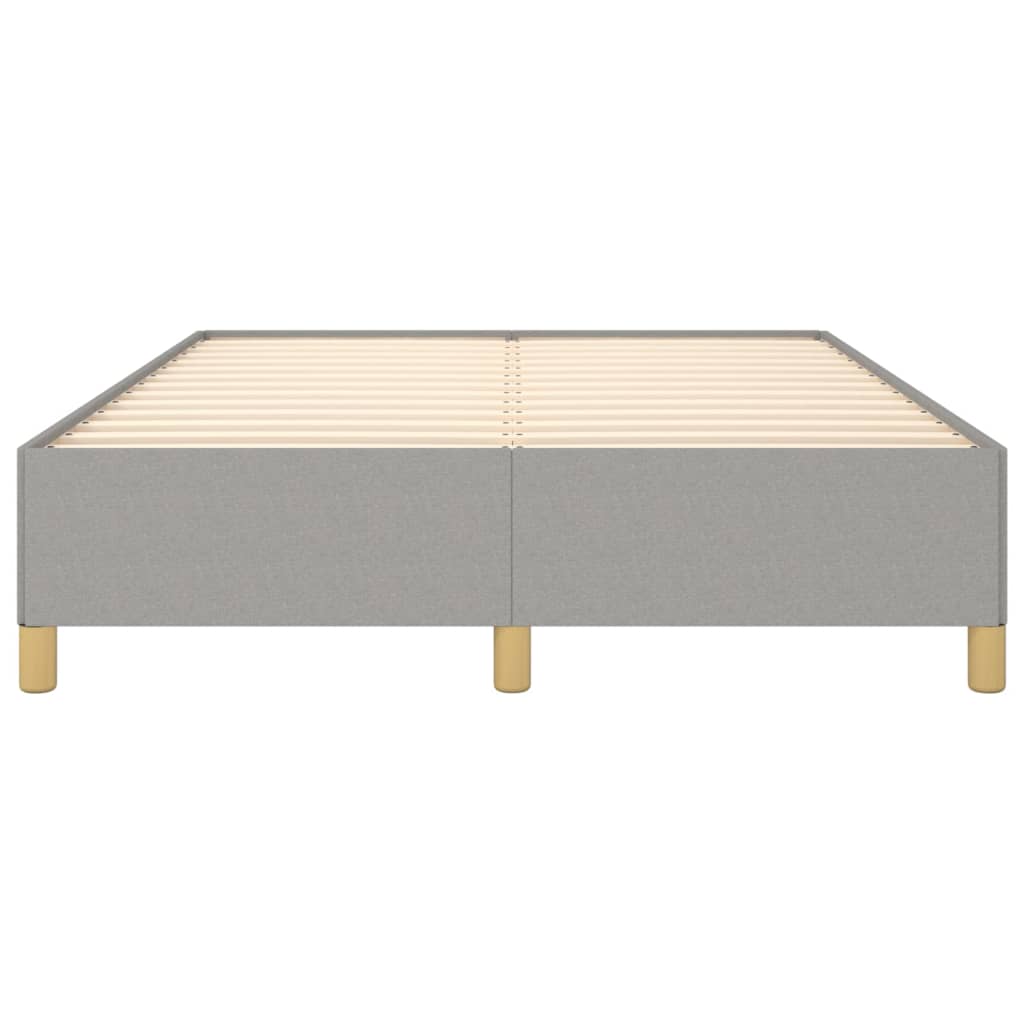 Σκελετός Κρεβατιού Χωρίς Στρώμα Αν. Γκρι 140x190 εκ. Υφασμάτινο