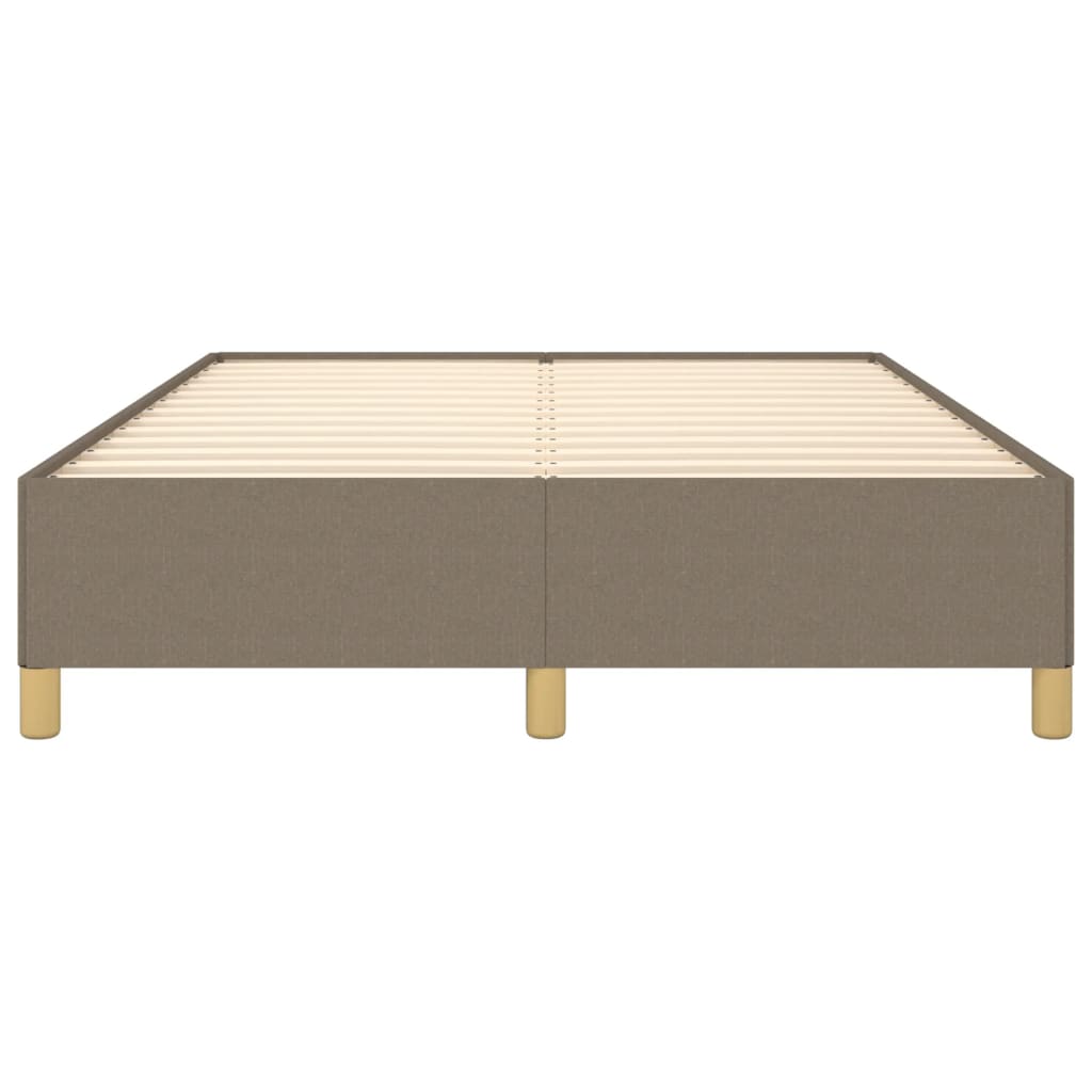Σκελετός Κρεβατιού Χωρίς Στρώμα Taupe 140x190 εκ. Υφασμάτινο