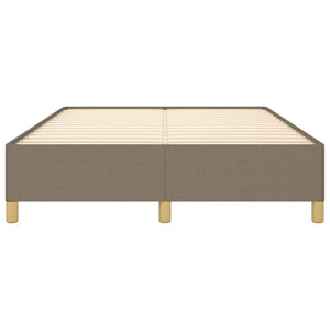 Σκελετός Κρεβατιού Χωρίς Στρώμα Taupe 140x190 εκ. Υφασμάτινο